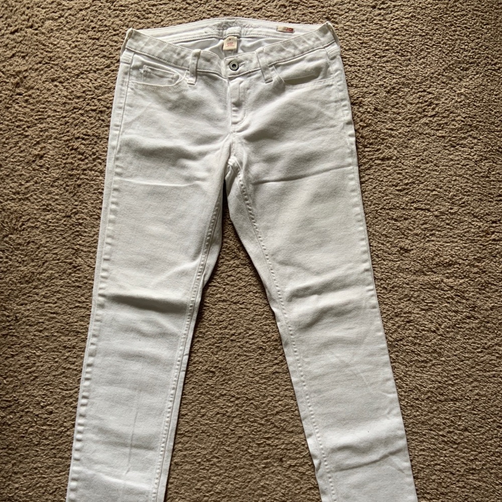 Arizona White Denim Jeans Size 9